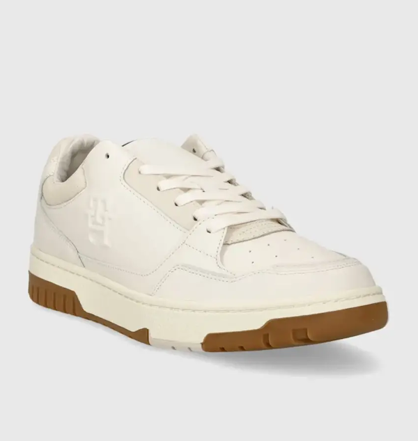 CALZADO DEPORTIVO MASCULINO TOMMY HILFIGER TH BASKET BEST LTH NUBUCK