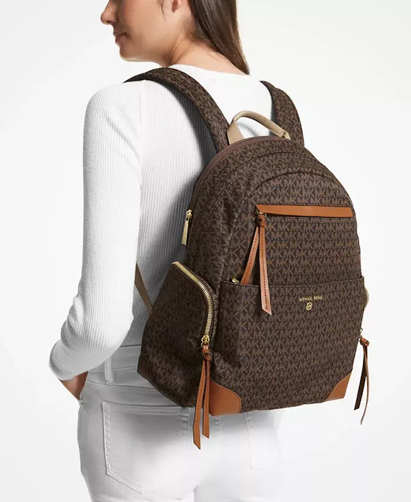 MOCHILA MICHAEL KORS PRESCOTT BROWN ACRON