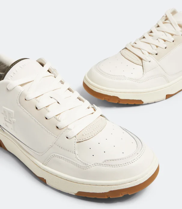 CALZADO DEPORTIVO MASCULINO TOMMY HILFIGER TH BASKET BEST LTH NUBUCK