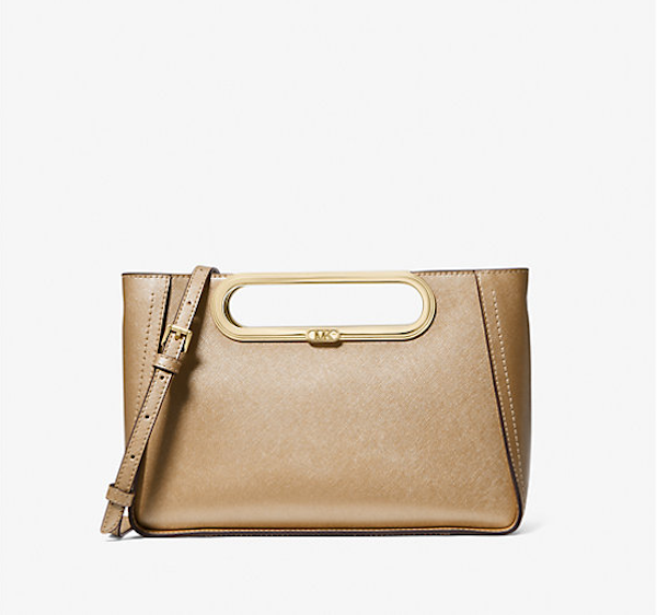 BOLSO BANDOLERA FEMENINO MICHAEL KORS CHELSEA CONVERTIBLE METALIZADO