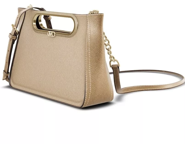 BOLSO BANDOLERA FEMENINO MICHAEL KORS CHELSEA CONVERTIBLE METALIZADO