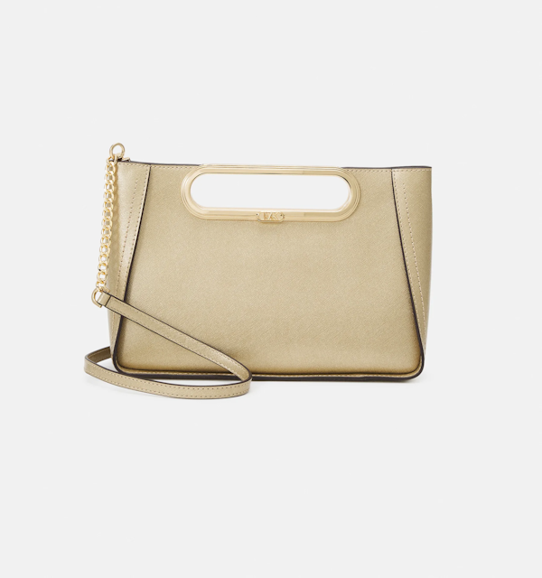 BOLSO BANDOLERA FEMENINO MICHAEL KORS CHELSEA CONVERTIBLE METALIZADO