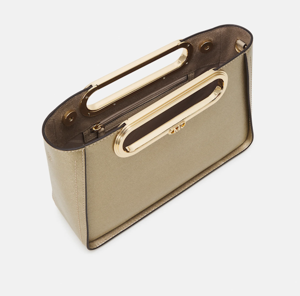 BOLSO BANDOLERA FEMENINO MICHAEL KORS CHELSEA CONVERTIBLE METALIZADO