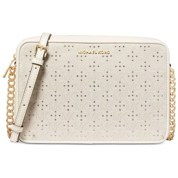 BOLSO BANDOLERA FEMENINO MICHAEL KORS JET SET EW NATURAL