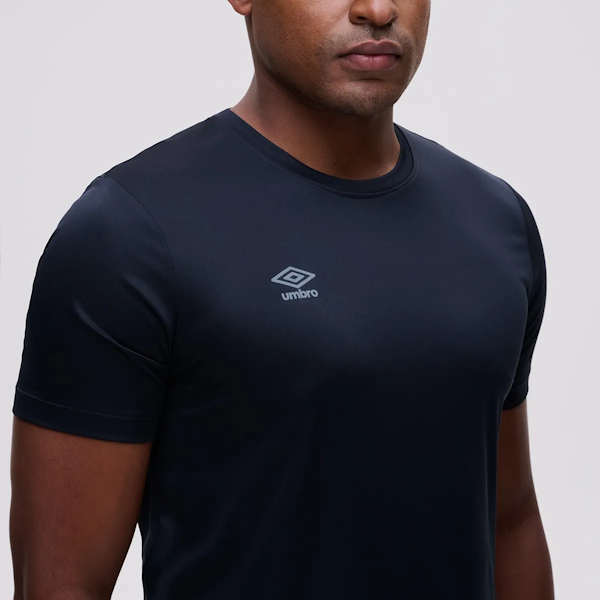 CAMISETA DEPORTIVO MASCULINO UMBRO BASIC UV MANGAS CORTAS