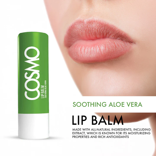 BÁLSAMO LABIAL COSMO SOOTHING ALOE VERA 4.5G