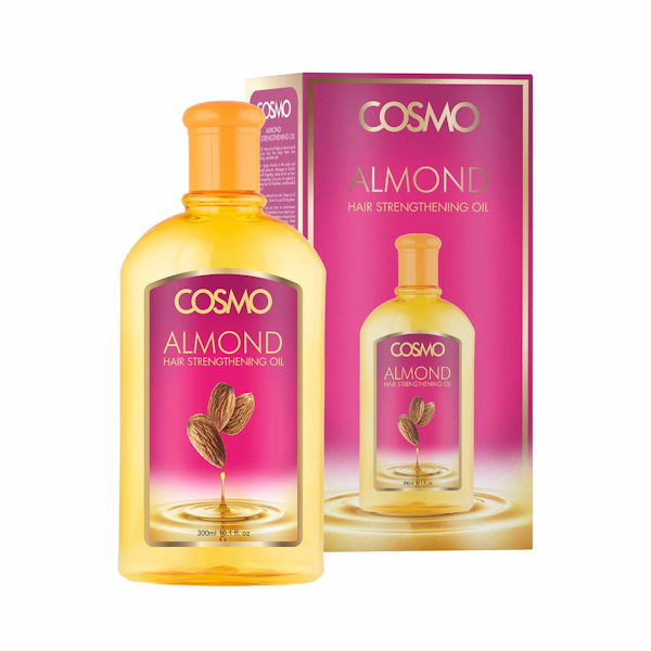 ACEITE CAPILAR COSMO ALMOND HAIR STRENGTHENING 325ML