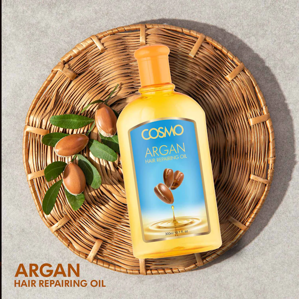 ACEITE CAPILAR COSMO ARGAN HAIR REPAIRING 325ML