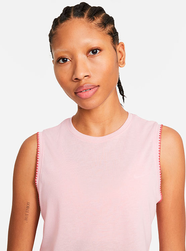 CAMISETA DEPORTIVO NIKE W YOGA CROCHET DRI-FIT DE TIRANTES