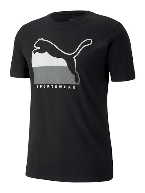 CAMISETA DEPORTIVO PUMA ATHLETICS TEE BIG LOGO MANGAS CORTAS