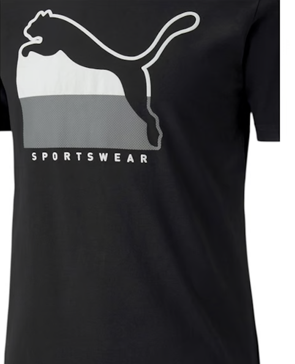 CAMISETA DEPORTIVO PUMA ATHLETICS TEE BIG LOGO MANGAS CORTAS