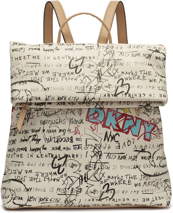 MOCHILA MEDIANO FEMENINO DKNY TILLY ICONIC GRAFFITI