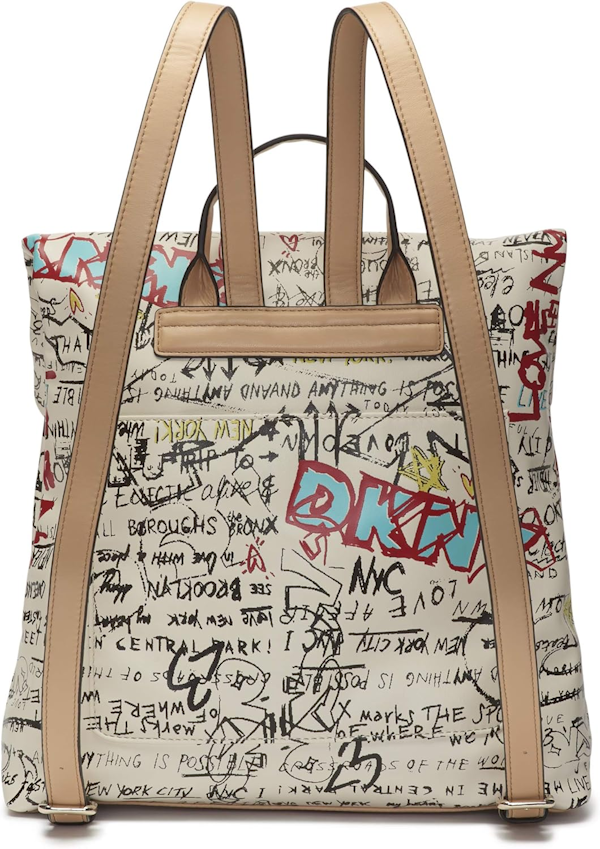MOCHILA MEDIANO FEMENINO DKNY TILLY ICONIC GRAFFITI