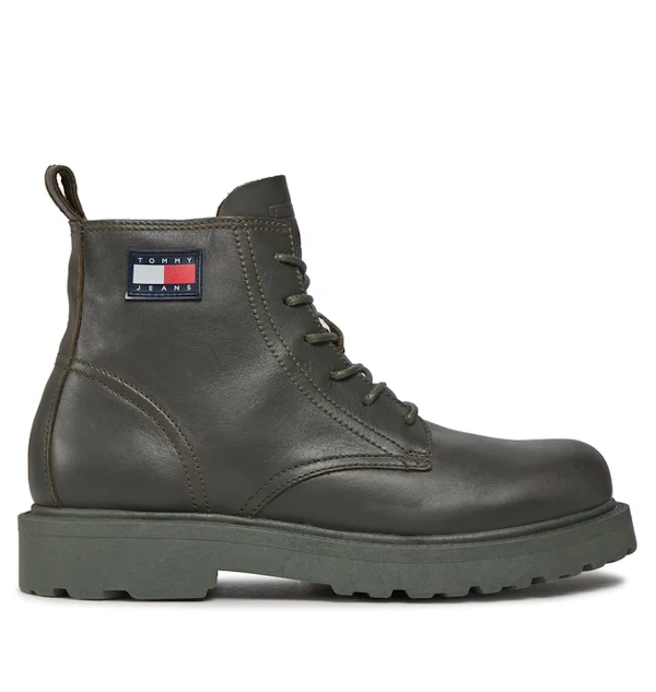 CALZADO CASUAL MASCULINO TOMMY JEANS TJM RUBERIZED LACE UP BOOT