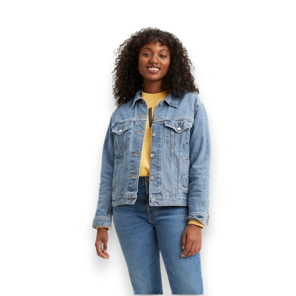 CHAQUETA CASUAL FEMENINO LEVI’S EX-BOYFRIEND TRUCKER AZUL