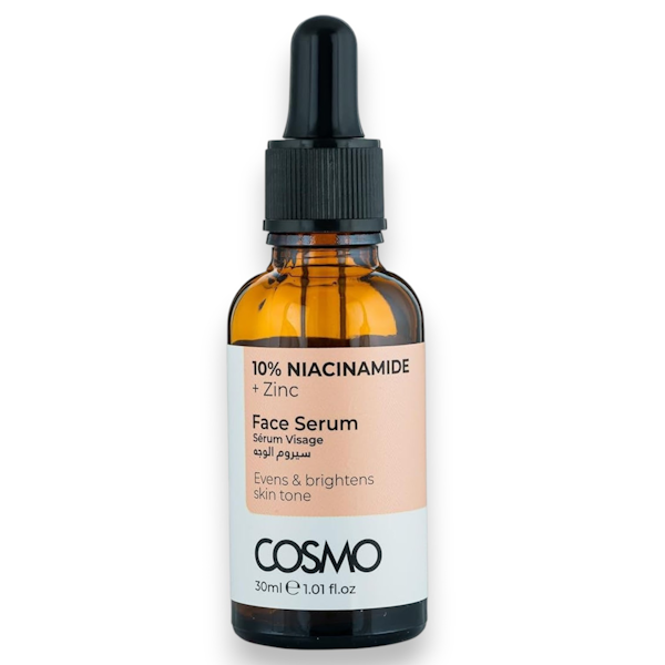 SÉRUM FACIAL COSMO 10% NIACINAMIDE + ZINC 30ML