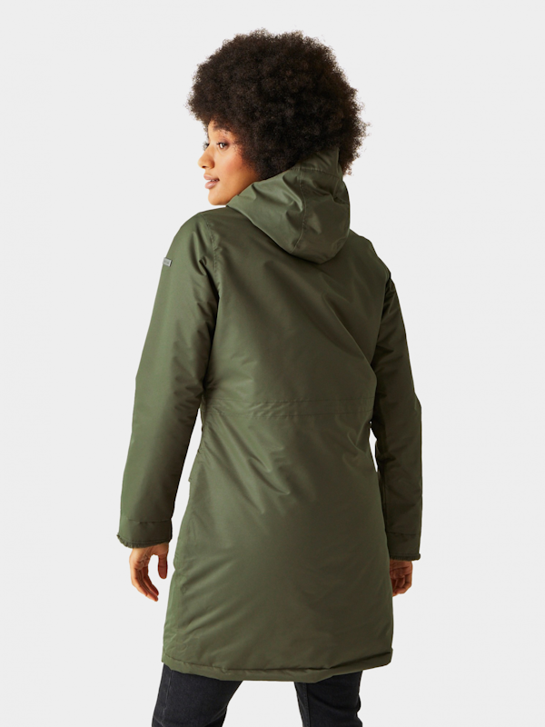 CHAQUETA IMPERMEABLE FEMENINO REGATTA ROMINE PARKA GREEN