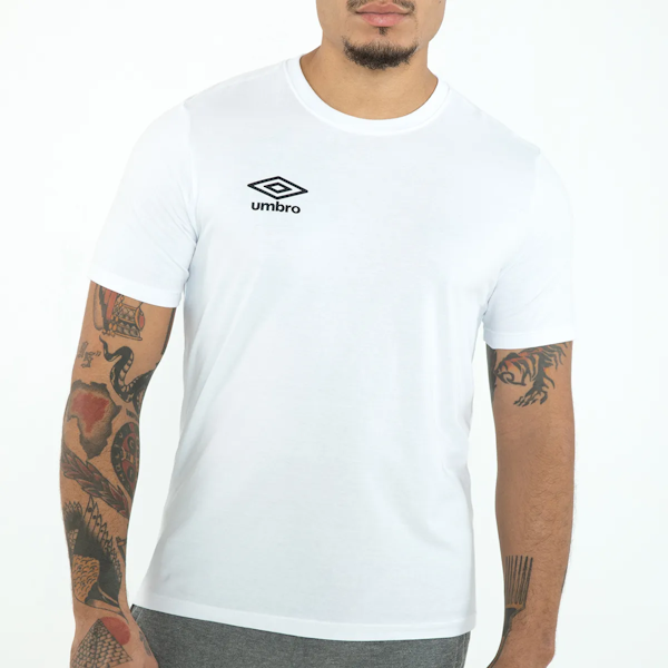 CAMISETA CASUAL MASCULINO UMBRO ESSENTIAL MANGAS CORTAS