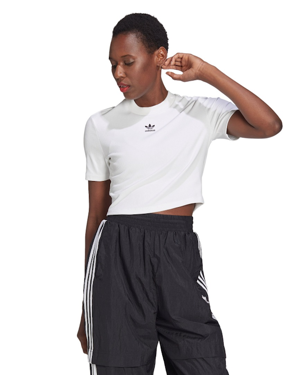 CAMISETA DEPORTIVO FEMENINO ADIDAS ADICOLOR ESSENTIALS CANALÉ MANGAS CORTAS