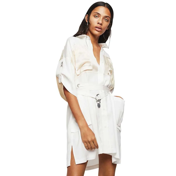 VESTIDO FEMENINO DIESEL D-TIEP KLEID MANGAS CORTAS