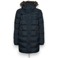 CHAQUETA DE PLUMÓN FEMENINO SUPERDRY VINTAGE CON CAPUCHA NEGRO