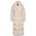 CHAQUETA LARGA DE PLUMÓN FEMENINO BELSTAFF WREN BEIGE