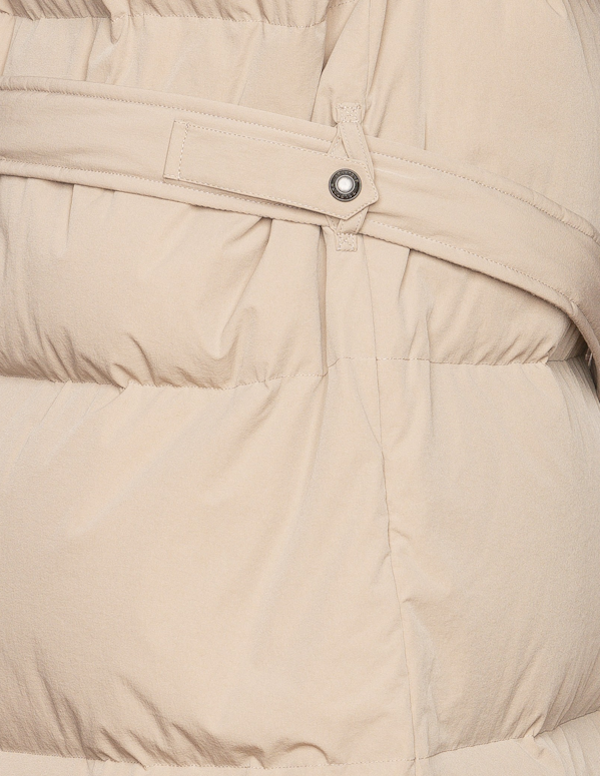 CHAQUETA LARGA DE PLUMÓN FEMENINO BELSTAFF WREN BEIGE