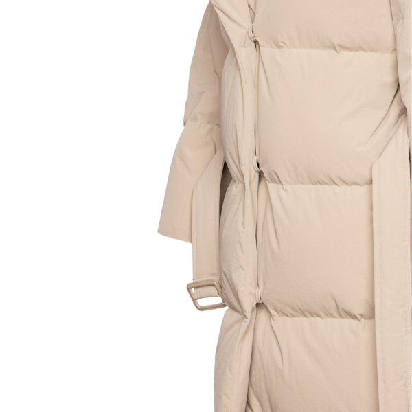 CHAQUETA LARGA DE PLUMÓN FEMENINO BELSTAFF WREN BEIGE