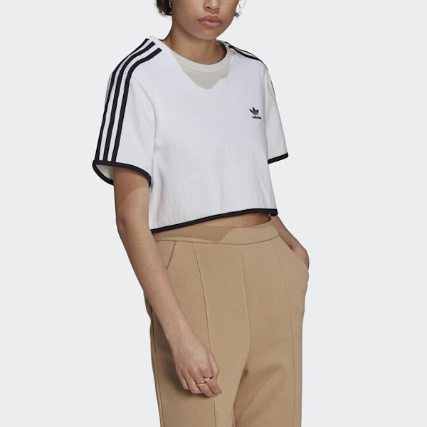 CAMISETA DEPORTIVO FEMENINO ADIDAS CROPPED TEE MANGAS CORTAS