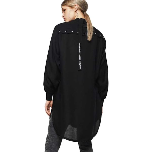 VESTIDO CAMISERO FEMENINO DIESEL D-SUPER-D ROBE MANGAS LARGAS
