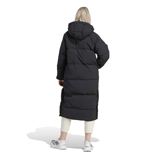 CHAQUETA LARGA DE PLUMÓN FEMENINO ADIDAS BIG BAFFLE BLACK