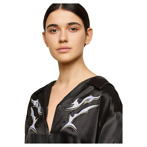 VESTIDO CAMISERO FEMENINO DIESEL D-NIA-A MANGAS LARGAS