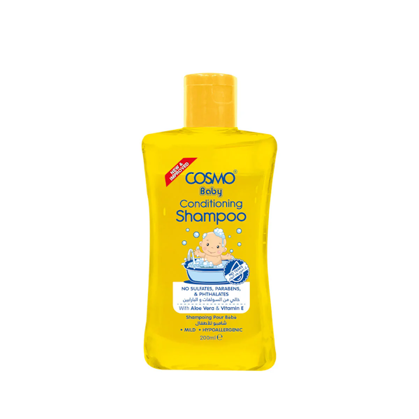 SHAMPOO &amp; ACONDICIONADOR CAPILAR COSMO BABY NO TEARS 200ML
