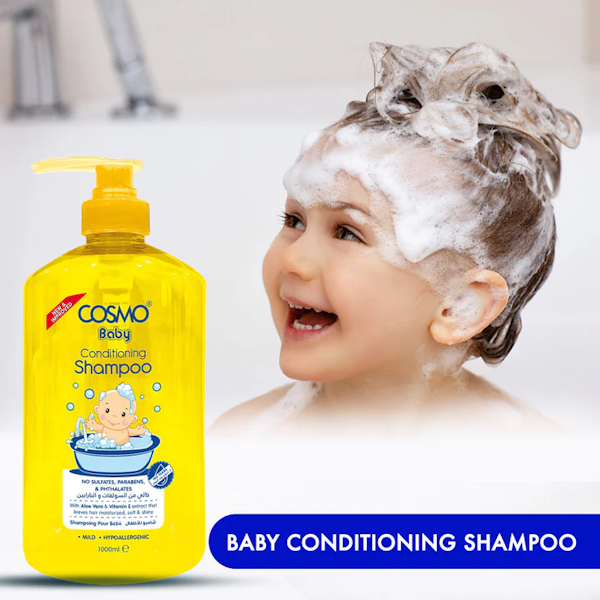 SHAMPOO &amp; ACONDICIONADOR CAPILAR COSMO BABY NO TEARS 500ML