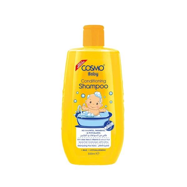 SHAMPOO &amp; ACONDICIONADOR CAPILAR COSMO BABY NO TEARS 500ML