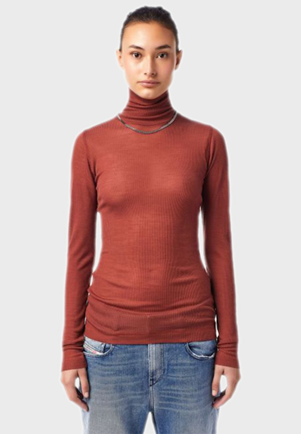 POLERA FEMENINO DIESEL T-PAENOCK MANGAS LARGAS