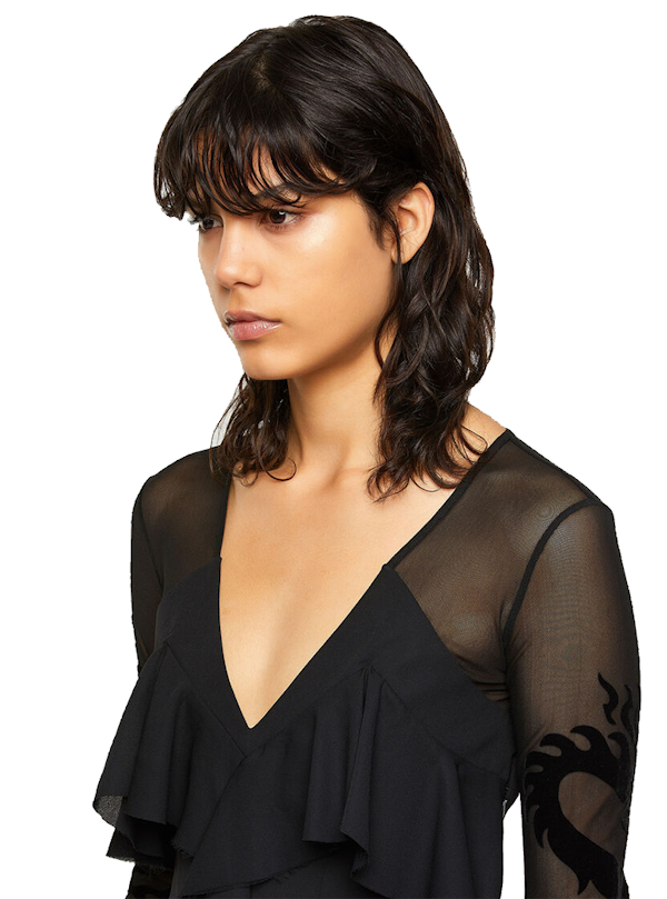 VESTIDO FEMENINO DIESEL D-ADELE MANGAS LARGAS