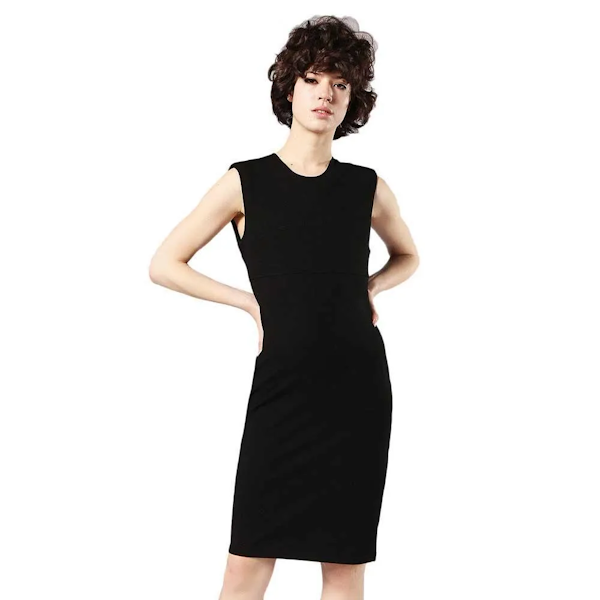 VESTIDO FEMENINO DIESEL D-STACIE-ABITO MIDI SIN MANGAS