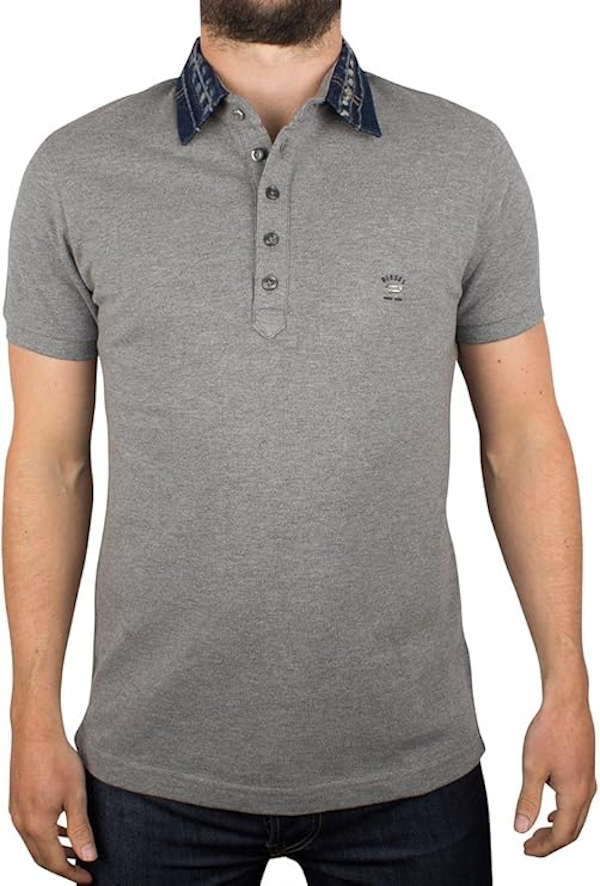 POLO MASCULINO DIESEL T-SERPICO MANGAS CORTAS