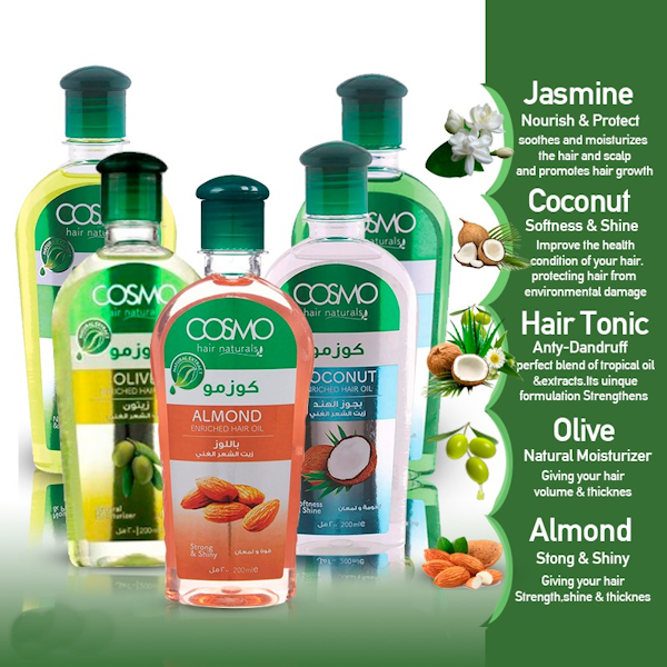 ACEITE CAPILAR COSMO OLIVE OIL 200ML