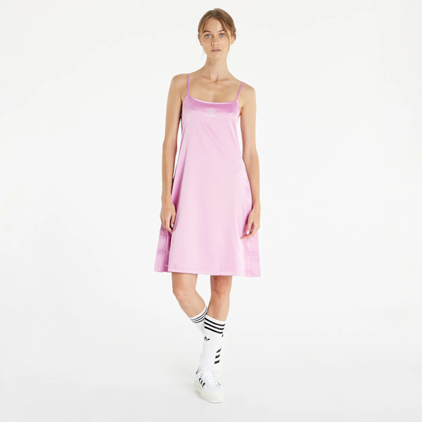VESTIDO FEMENINO ADIDAS LUXE SATIN OVERSIZED DE TIRANTES