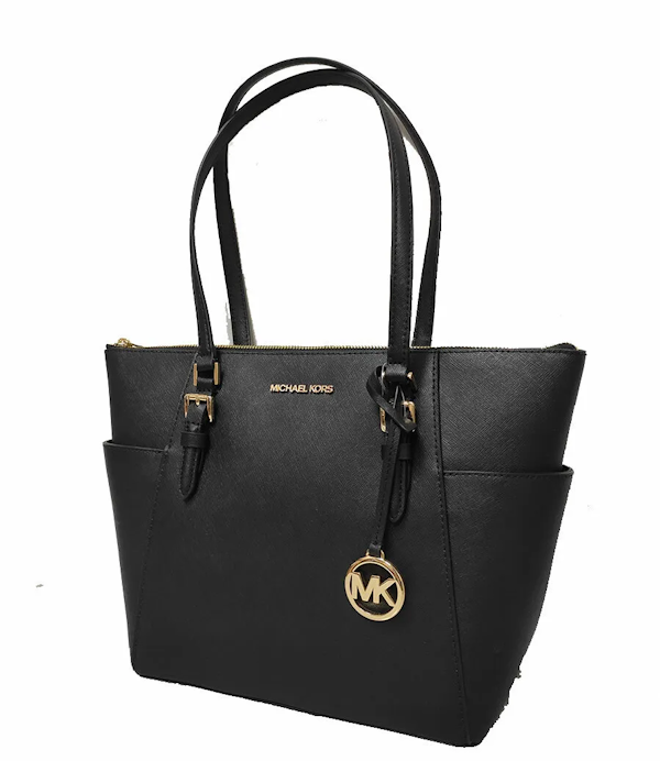 BOLSO DE MANO FEMENINO MICHAEL KORS CHARLOTTE GRANDE DE PIEL SAFFIANO CON CIERRE SUPERIOR