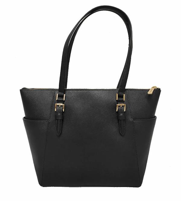 BOLSO DE MANO FEMENINO MICHAEL KORS CHARLOTTE GRANDE DE PIEL SAFFIANO CON CIERRE SUPERIOR