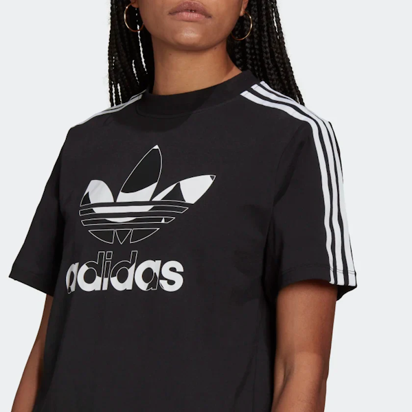 VESTIDO FEMENINO ADIDAS MARIMEKKO TEE TREFOIL MANGAS CORTAS