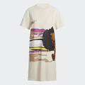 VESTIDO FEMENINO ADIDAS THEBE MAGUGU MANGAS CORTAS