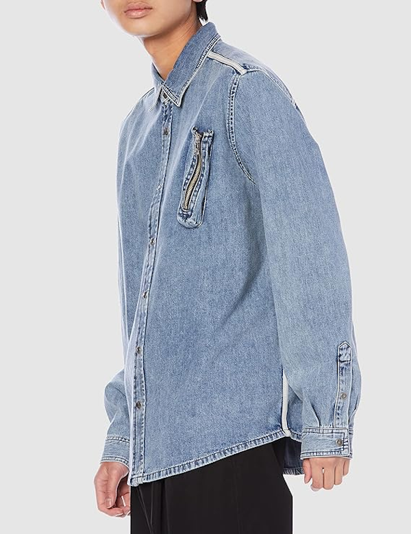 CAMISA MASCULINO DIESEL D-TUYMAN MANGAS LARGAS