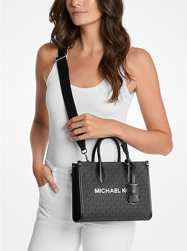 BOLSO BANDOLERA FEMENINO MICHAEL KORS MIRELLA PEQUEÑA CON LOGOTIPO EXCLUSIVO