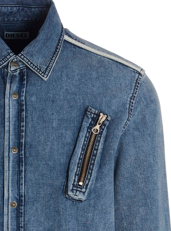 CAMISA MASCULINO DIESEL D-TUYMAN MANGAS LARGAS