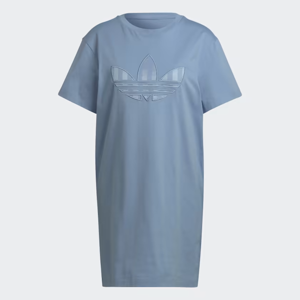 VESTIDO FEMENINO ADIDAS TREFOIL APPLICATION TEE MANGAS CORTAS