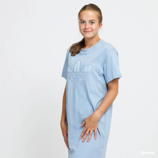 VESTIDO FEMENINO ADIDAS TREFOIL APPLICATION TEE MANGAS CORTAS